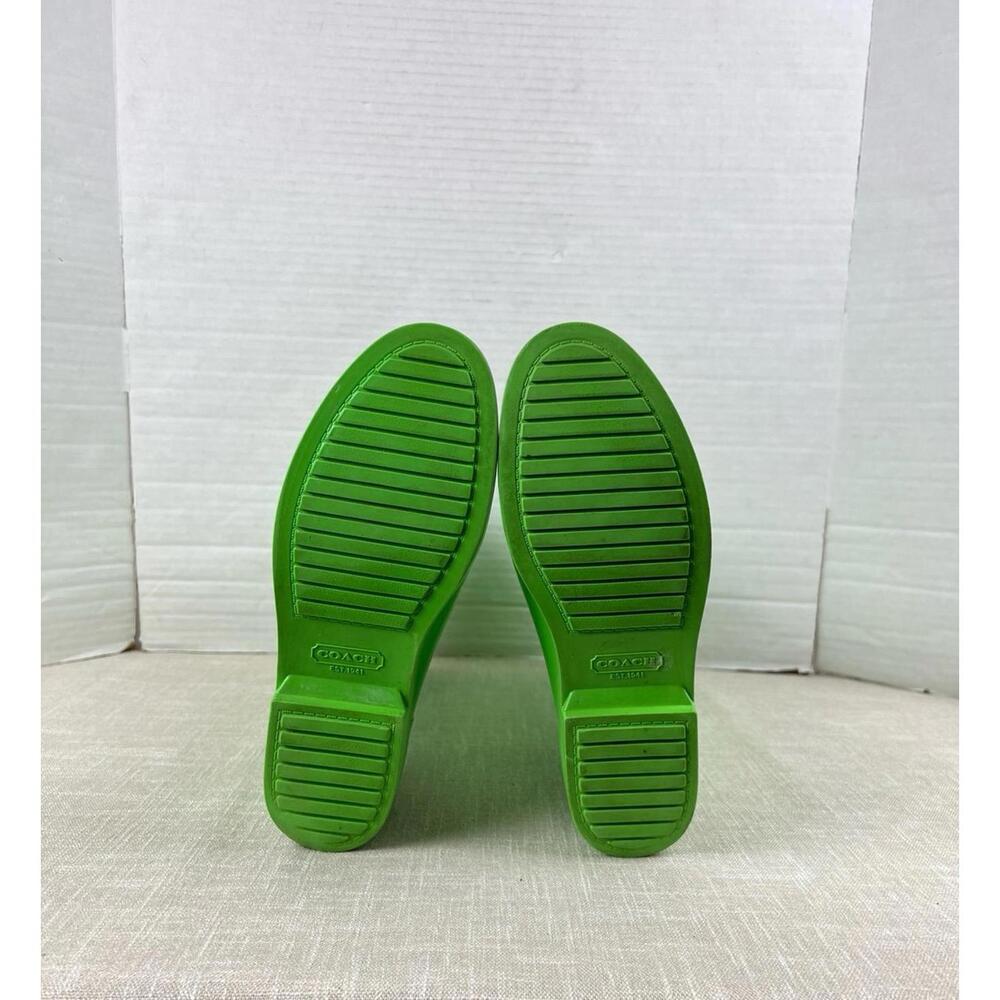Coach Lori Model Tall Rubber Rain Boots Womens Sz 6 - Picture 9 of 12